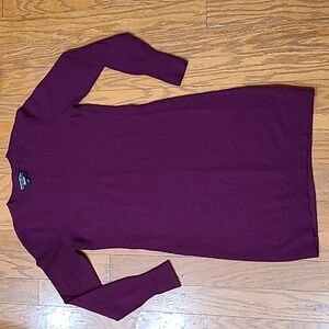 BANANA REPUBLIC SMALL 45%MERINO EXTRA FINE WOOL 10% CASHMERE FITTED DRESS